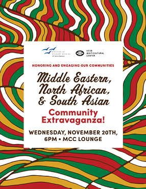 middle eastern community flyer