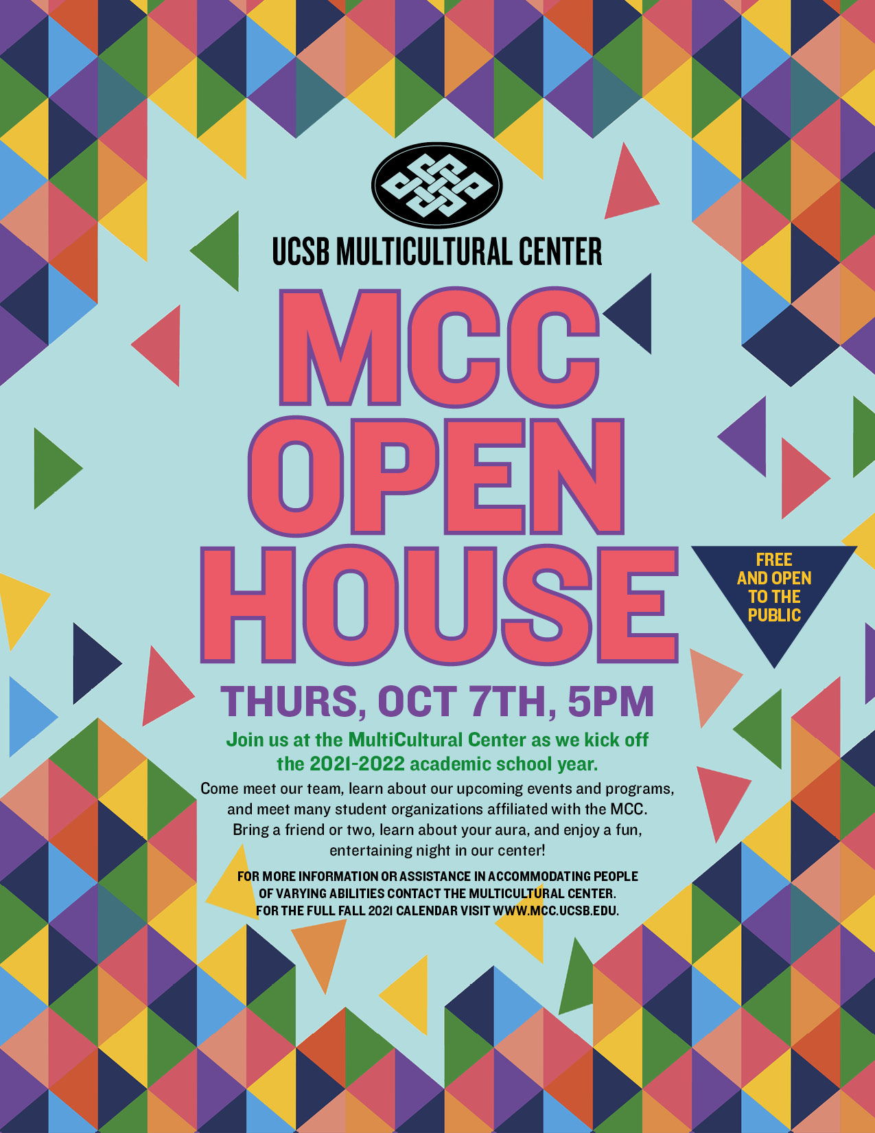 MCC Open House 2021-22 