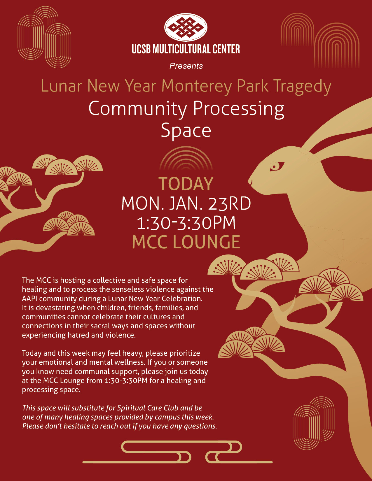 Monterey Park Tragedy Community Processing Space
