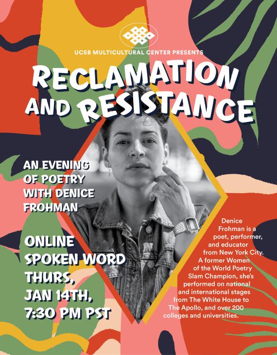 An Evening of Poetry with Denice Frohman