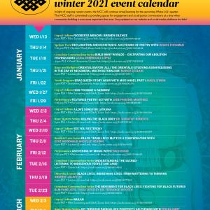 At A Glance! UCSB MCC Winter 2021 Event Calendar 